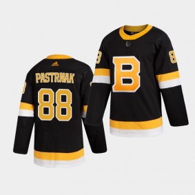 Bruins David Pastrnak #88 Authentic Pro 2019-20 Alternate Jersey Men's