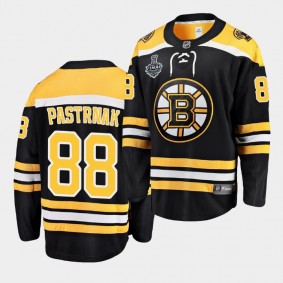 Bruins David Pastrnak #88 Home 2019 Stanley Cup Final Jersey Men's