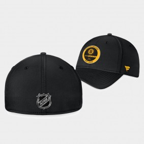 Boston Bruins Training Camp Practice Black Authentic Pro Flex Hat