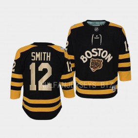 Boston Bruins Craig Smith 2023 Winter Classic Black #12 Youth Jersey