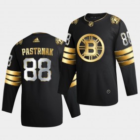 Boston Bruins David Pastrnak 2020-21 Golden Edition Limited Authentic Black Jersey