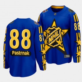 2024 NHL All-Star Game David Pastrnak Jersey Boston Bruins Blue #88 Breakaway Men's