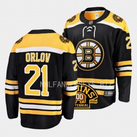 Boston Bruins Dmitry Orlov Home Black Breakaway Player Jersey Men's