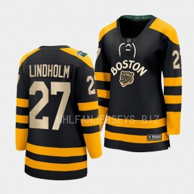 Hampus Lindholm Boston Bruins 2023 Winter Classic Women Breakaway 27 Jersey