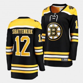 Kevin Shattenkirk Boston Bruins Home Women Breakaway Player 12 Jersey